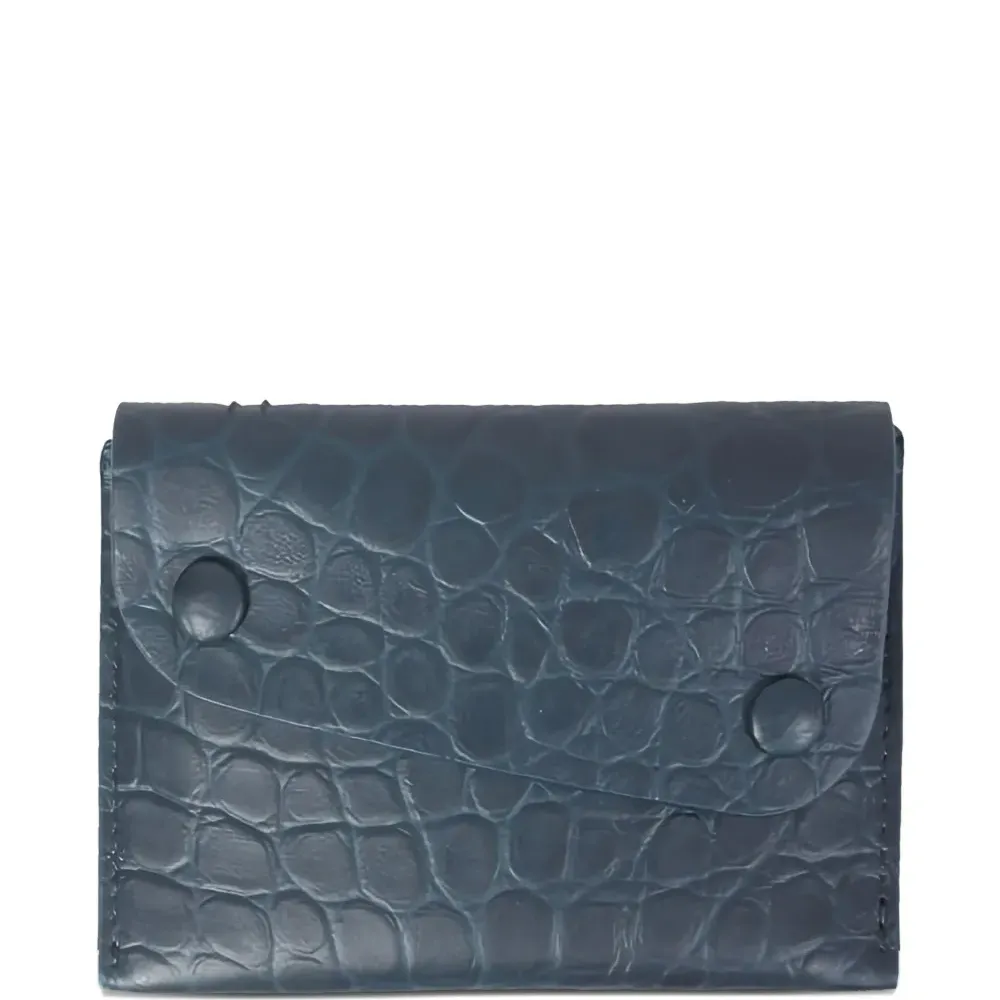 Кошелек с тиснением под крокодила