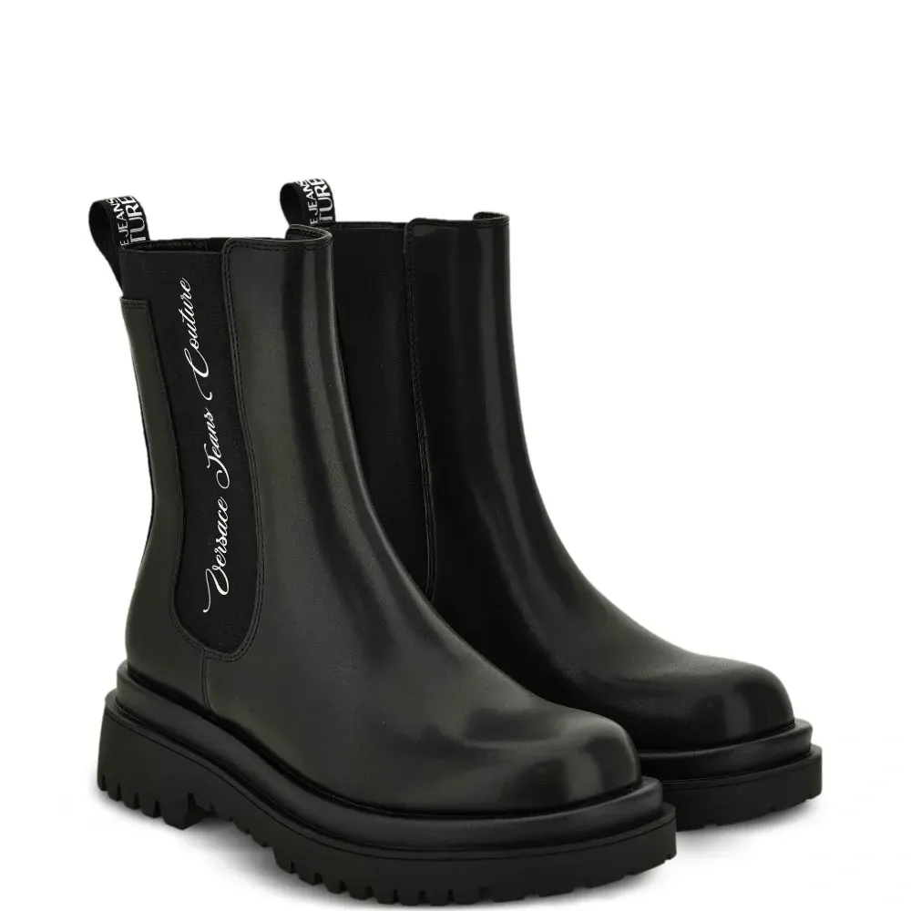 Ботинки на платформе с эластичными вставками