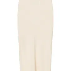 юбка прямого кроя в рубчик