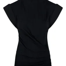 Драпированный топ Maisan с рукавами кап Драпированный топ Maisan с рукавами кап