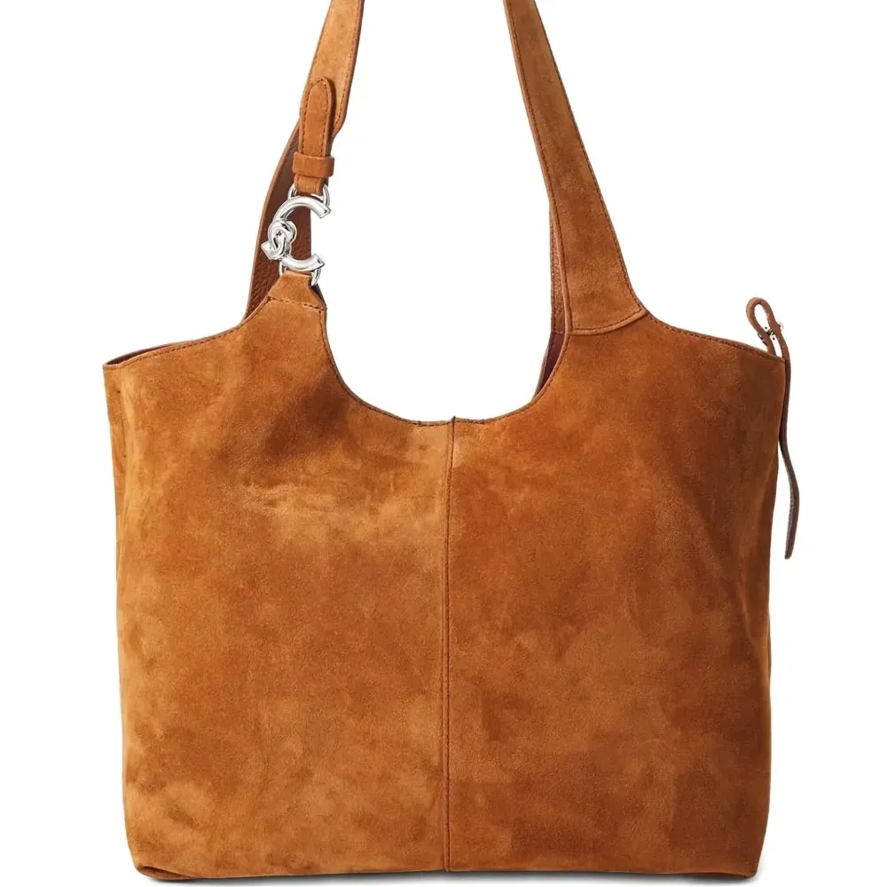 Сумка через плечо из замши