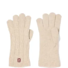 Перчатки фактурной вязки