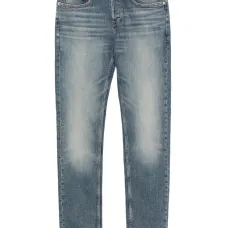 Джинсы с эффектом потертости