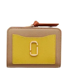 Компактный кошелёк с логотипом и застёжкой-молнией Компактный кошелёк с логотипом и застёжкой-молнией