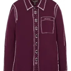 Трикотажный топ на пуговицах