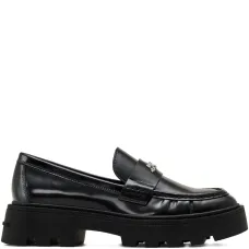 Лоферы на платформе с логотипом