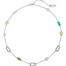 Колье с кристаллами