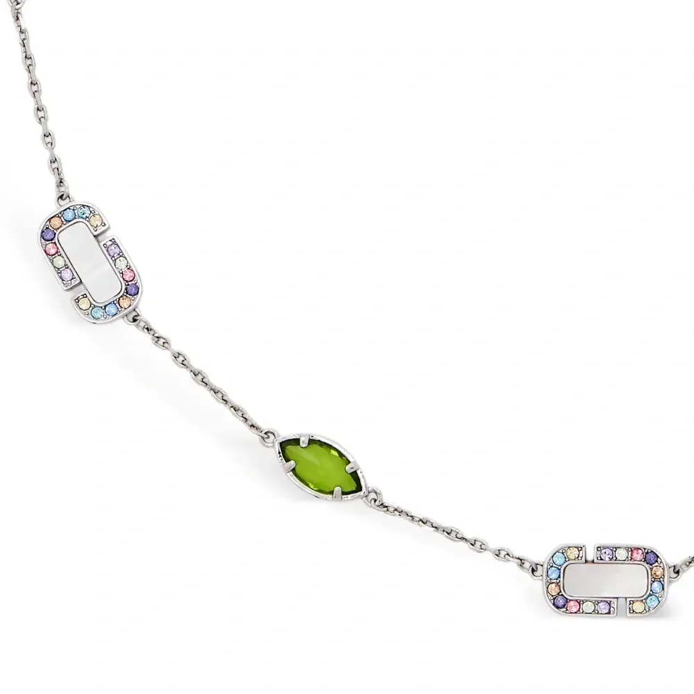 Колье с кристаллами