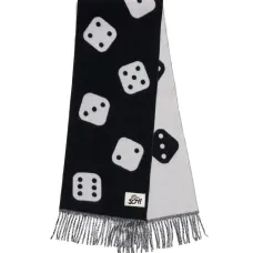 Шарф The Dice с бахромой Шарф The Dice с бахромой