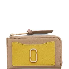 Кошелёк с верхней молнией и панельным дизайном