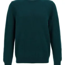 Шерстяной свитер с круглым вырезом