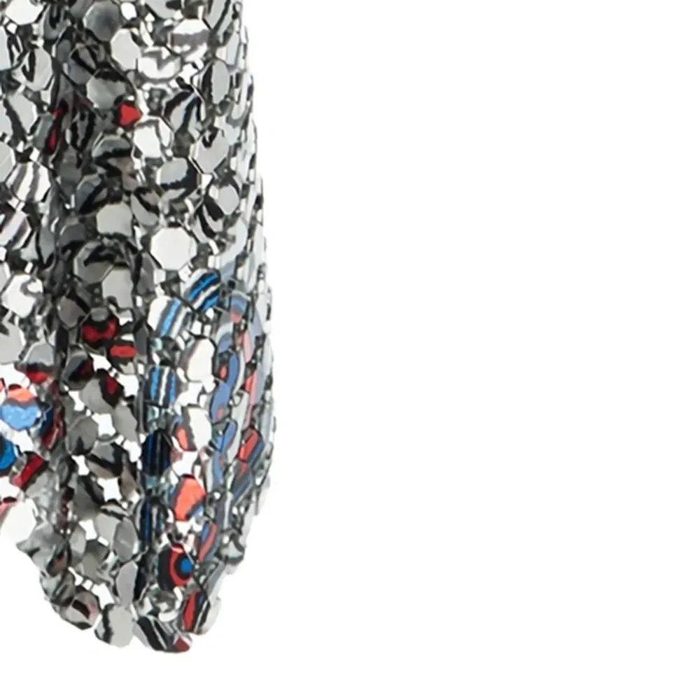 Серьги-подвески с узором