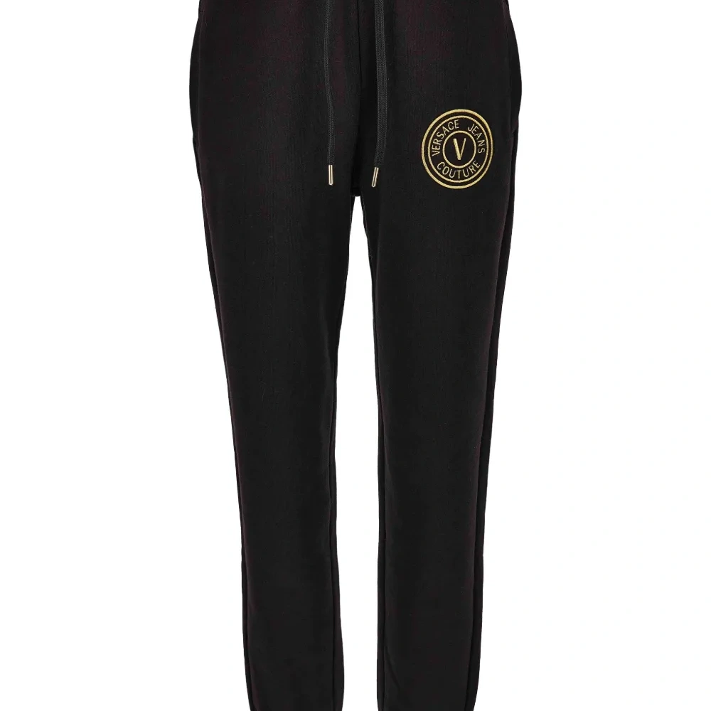 Брюки с кулиской и логотипом Брюки с кулиской и логотипом