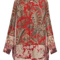 рубашка с принтом пейсли