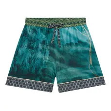 Шорты с кулиской и принтом