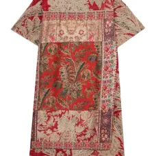 футболка с принтом пэчворк