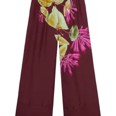 широкие брюки Aloegots с цветочным принтом