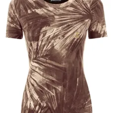 Футболка с принтом и логотипом