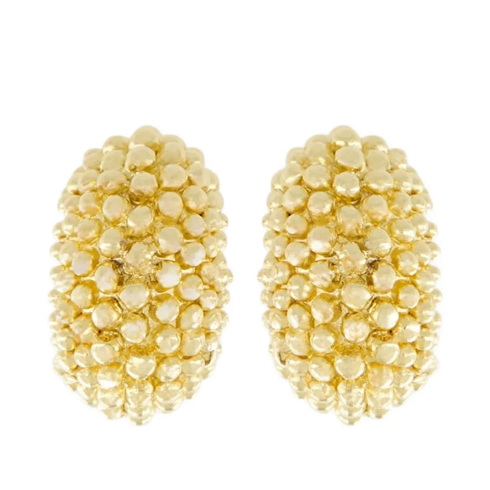 Позолоченные серьги Simone