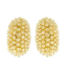 Позолоченные серьги Simone