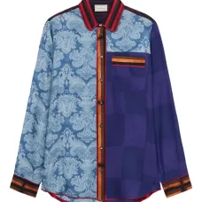 рубашка с принтом пейсли