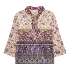 блузка с цветочным принтом блузка с цветочным принтом