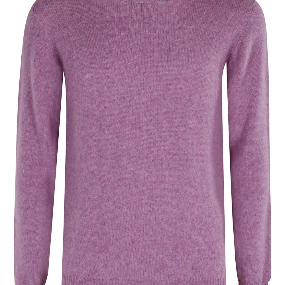 Шерстяной свитер с круглым вырезом