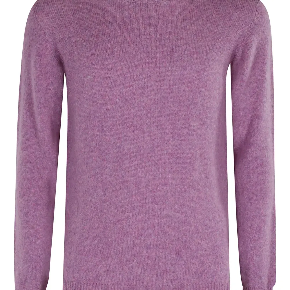 Шерстяной свитер с круглым вырезом