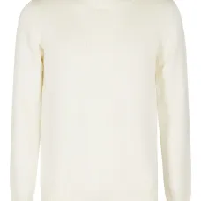 Свитер в рубчик с круглым вырезом