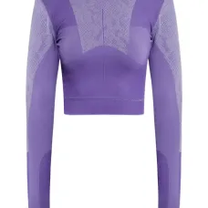 Топ с длинными рукавами и змеиным узором