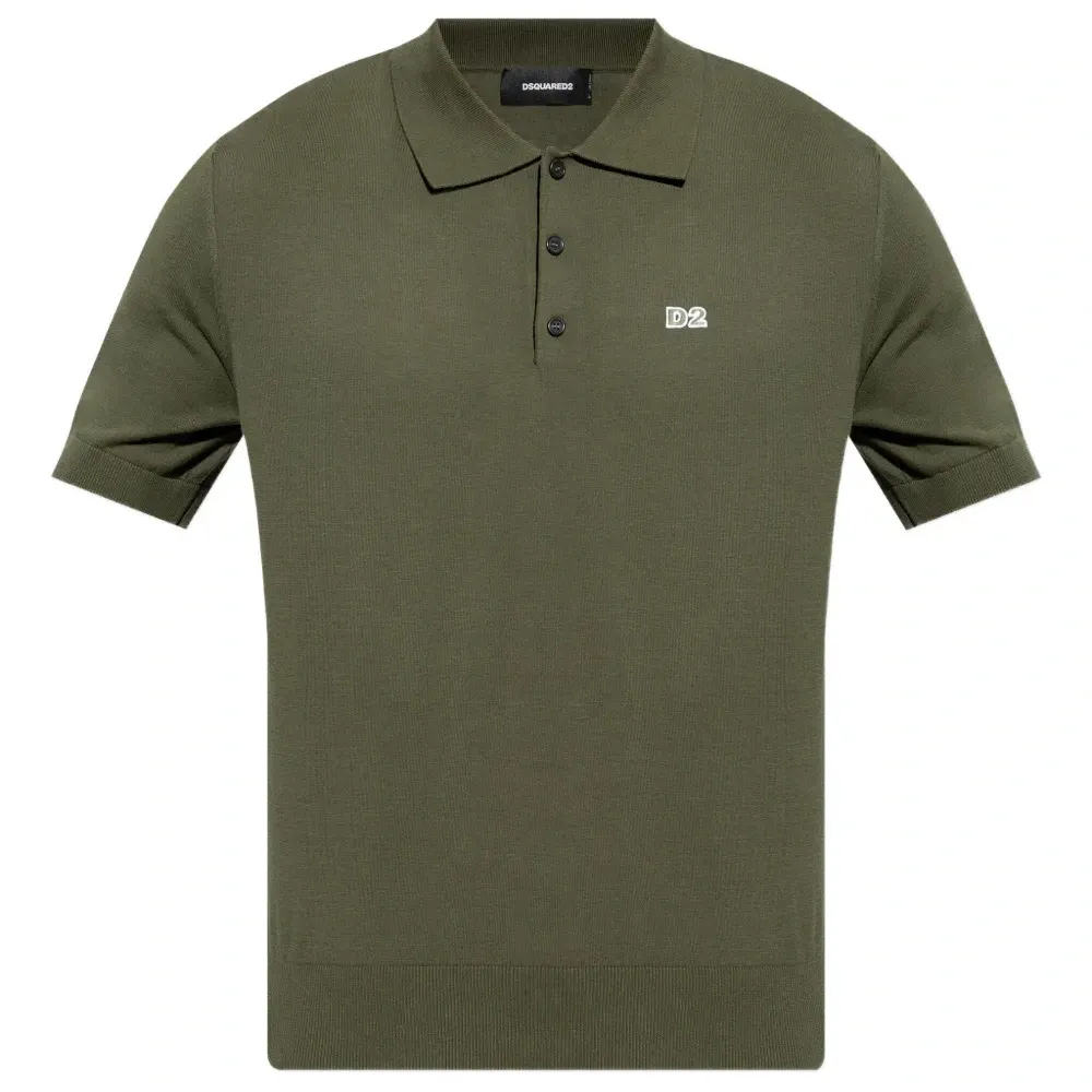 рубашка поло с вышитым логотипом