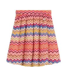 Юбка с зигзагообразным узором