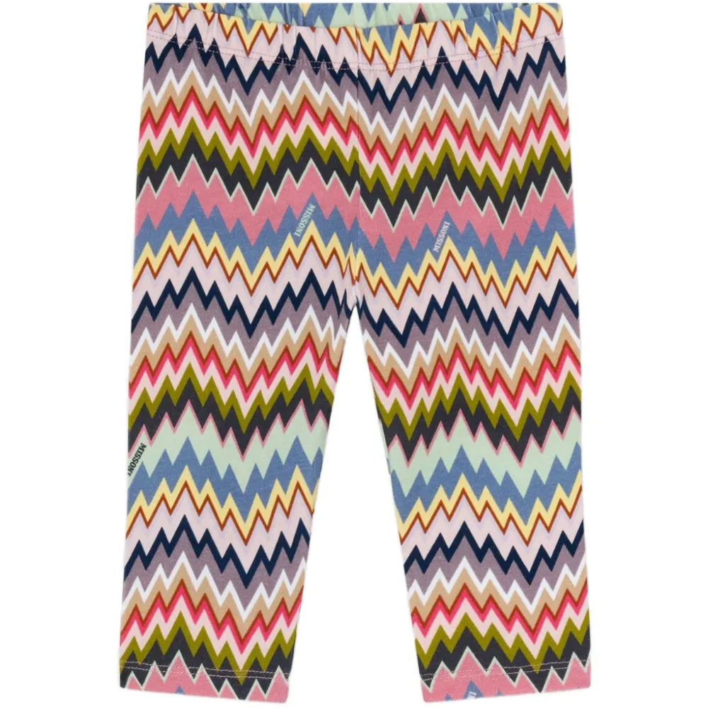 Леггинсы с зигзагообразным узором