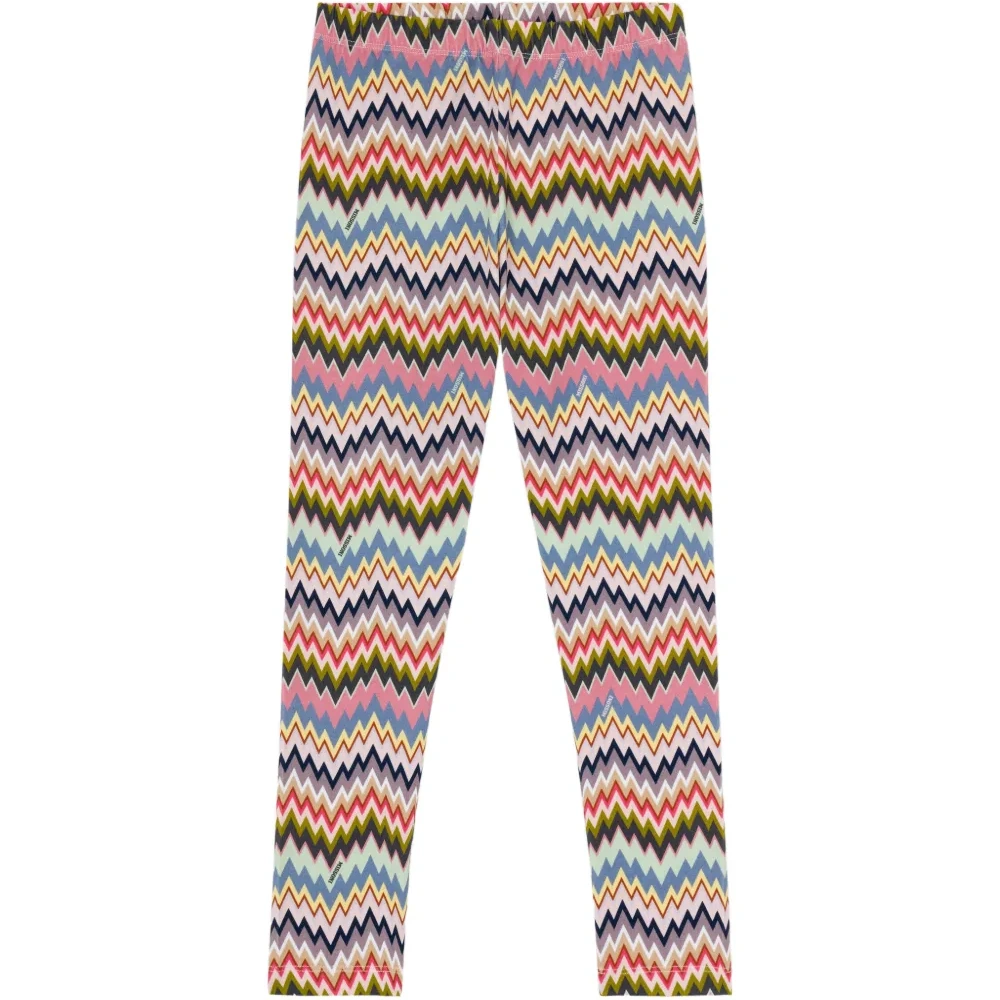 Брюки с зигзагообразным узором