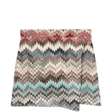 Мини-юбка с зигзагообразным узором