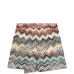 Мини-юбка с зигзагообразным узором
