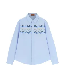 Топ с зигзагообразным узором