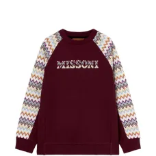 Свитшот с зигзагообразным узором