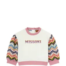 Свитшот с рукавами в елочку