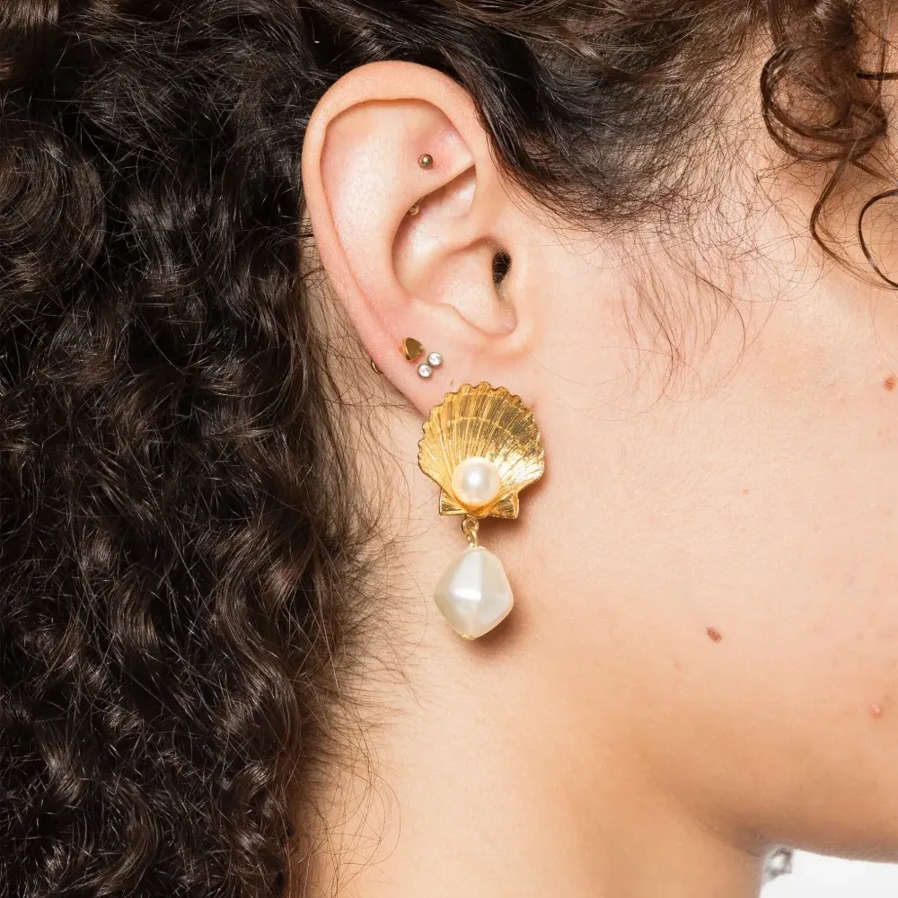 серьги с жемчугом