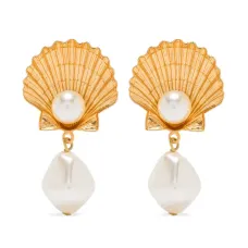 серьги с жемчугом