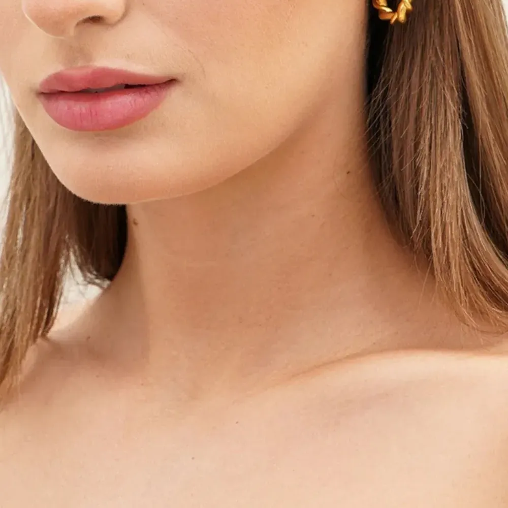 Витые серьги-кольца Fusilli