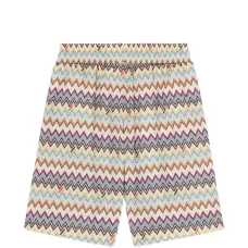 Плавательные шорты с зигзагообразным принтом