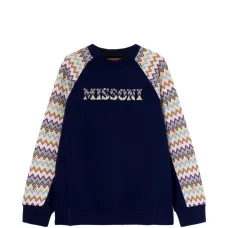 Свитшот с зигзагообразным узором