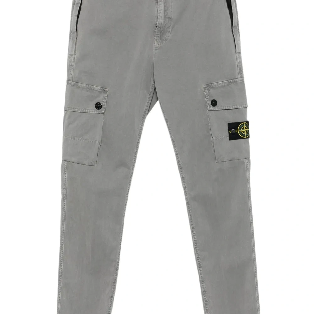 брюки карго с накладными карманами