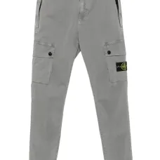 брюки карго с накладными карманами