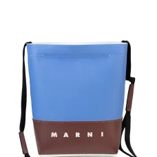 Сумка на плечо в двух тонах