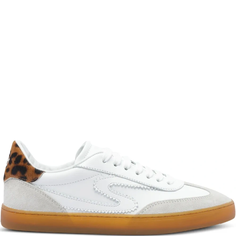 Кроссовки с леопардовым принтом