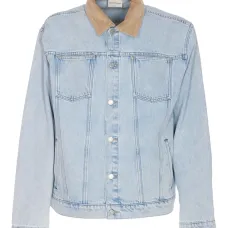 Джинсовая куртка с вельветовым воротником Джинсовая куртка с вельветовым воротником