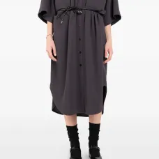 платье-рубашка длины миди